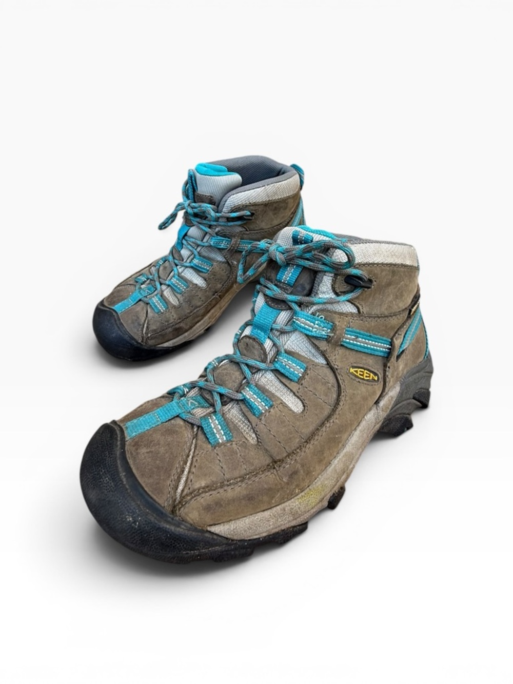 Keen Women's Targhee II Mid Waterproof Gargoyle/Caribbean Sea Women’s size 9 - Picture 5 of 13